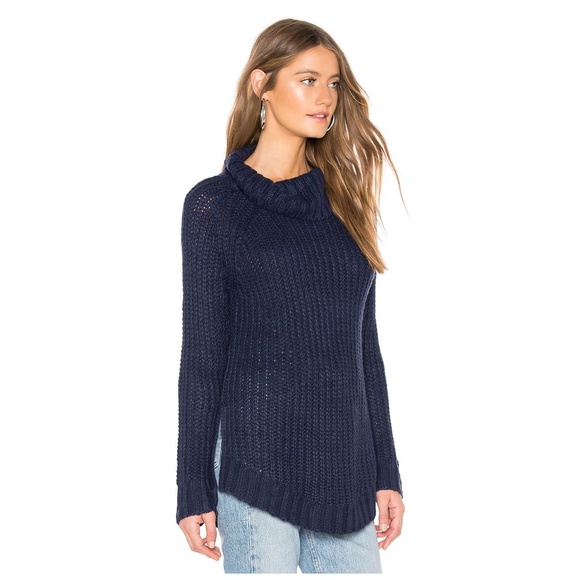 by the way. Autumn Turtle Neck Sweater Navy - Picture 7 of 7